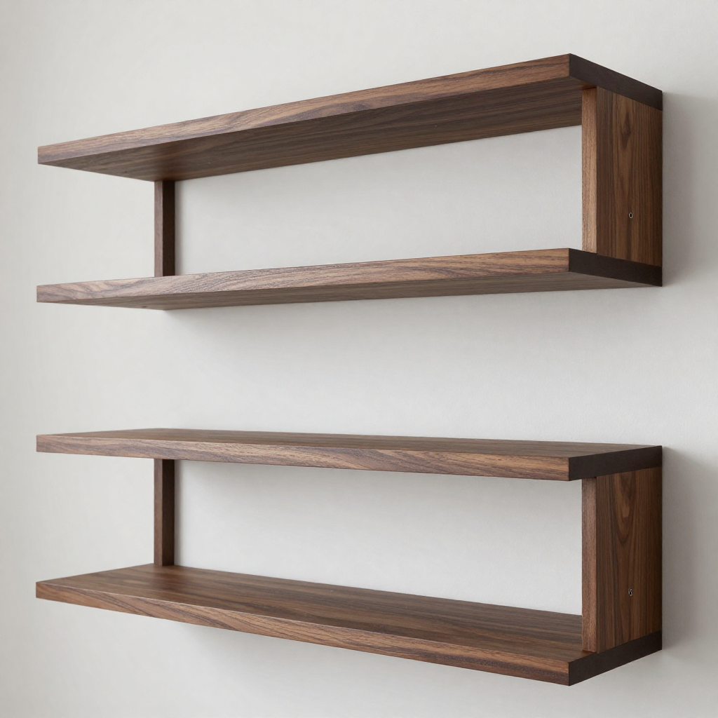 Built-in wall storage with custom shelving